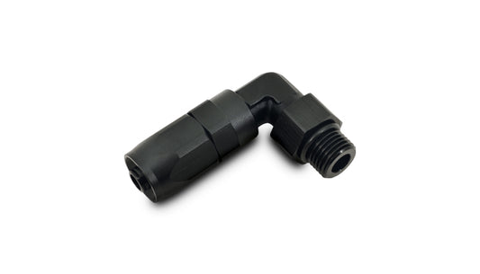 Vibrant Performance 24903 Male Hose End Fitting, 90 Degree; Size: -6AN; Thread: (8) 3/4"-16; w/ O-Ring