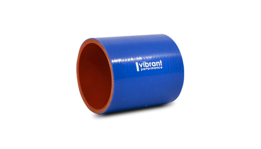 Vibrant Performance 2700B Straight Hose Coupler, 1.00" I.D. x 3.00" Long - Blue