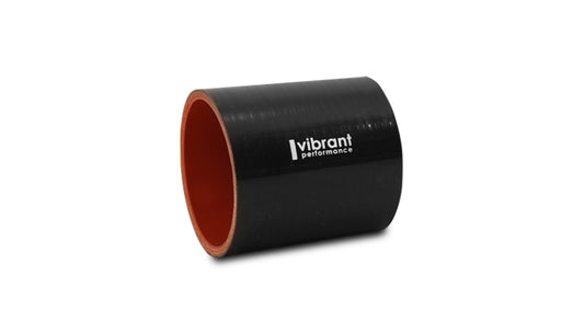 Vibrant Performance 2700 Straight Hose Coupler, 1.00" I.D. x 3.00" Long - Black