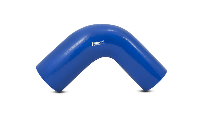 Vibrant Performance 2780B 90 Degree Reducer Elbow, 2.00" I.D x 2.50" I.D x 4.00" Leg Length - Blue