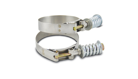Vibrant Performance 27832 300 Stainless Steel T-Bolt Clamps Range: 3.53 in.-3.83 in
