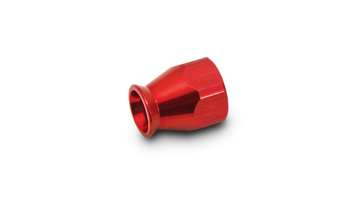 Vibrant Performance Hose End Socket for PTFE Hose Ends; Size: -8AN; Red