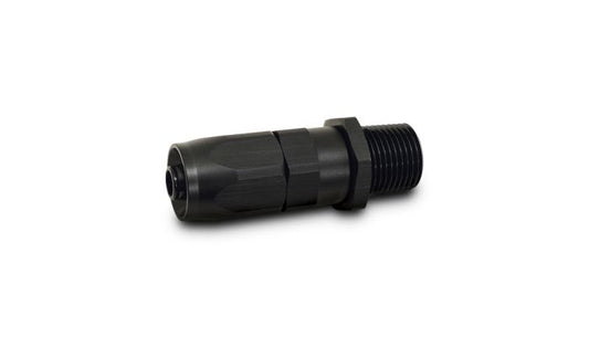 Vibrant Performance 26000 Male Straight Hose End Fitting; Size: -6AN; Pipe Thread 1/8" NPT