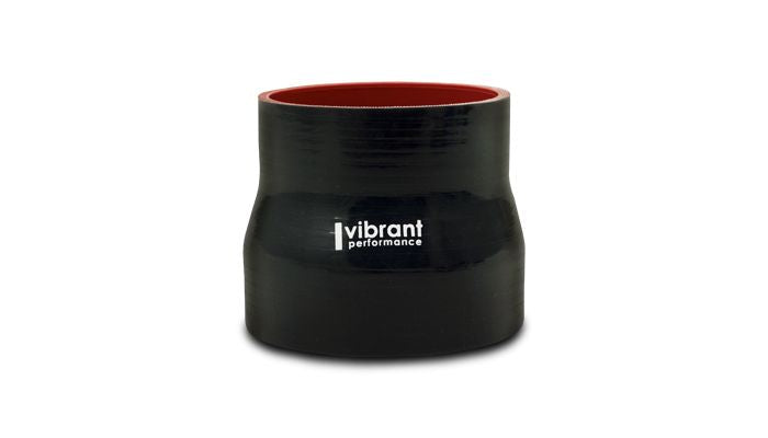 Vibrant Performance 2774 Reducer Coupler, 3.00" I.D. x 3.50" I.D. x 3.00" long -Black