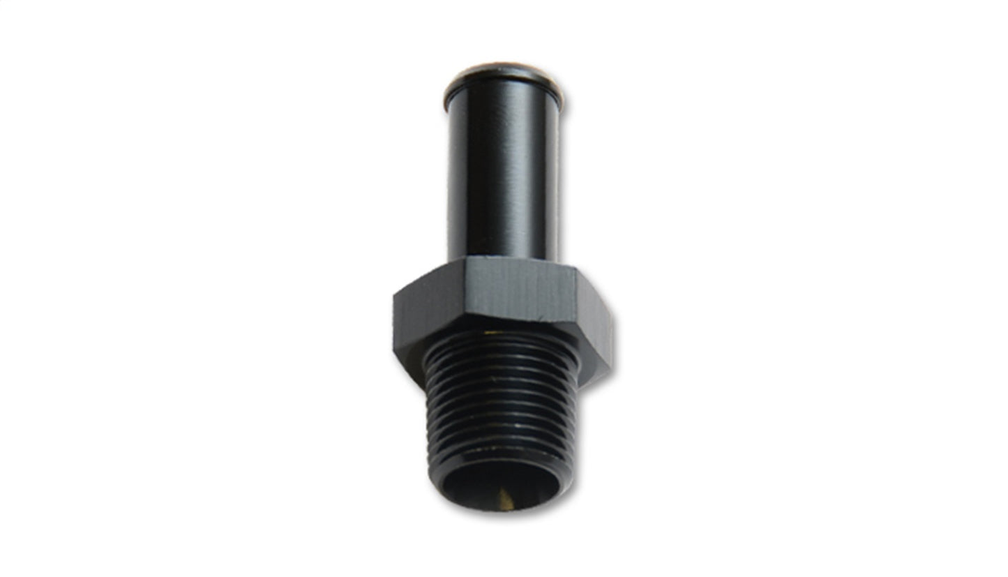 Vibrant Performance 11277 Hose Barb Push On EFI Adapter Fitting Male NPT Size 3/8 in.; Hose Size 5/16 in