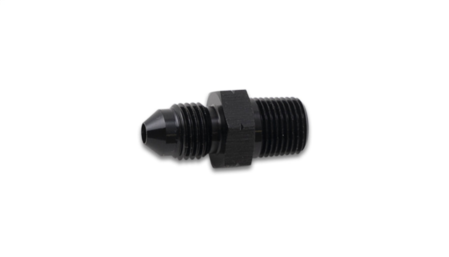 Vibrant Performance 12733 Male AN to Male BSPT Adapter Fitting -4AN; BSPT Size: 1/4 in. -19; Aluminum
