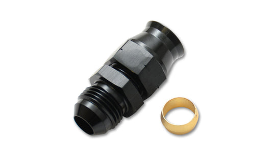 Vibrant Performance Tube to Male AN Adapter with Brass Olive Inserts, -4AN, Tube Size - 0.25"