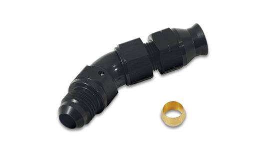 Vibrant Performance 16575 45 Degree Tube to Male AN Adapter Tube O.D. - 5/16 in.; AN Size: -6