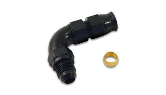 Vibrant Performance 16585 90 Degree Tube to Male AN Adapter Tube O.D. - 5/16 in.; AN Size: -6