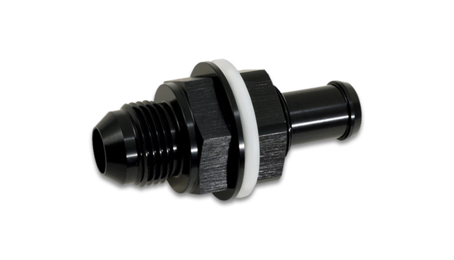Vibrant Performance 16908 Fuel Cell Bulkhead Adapter Fitting AN Size: -8; Barb Size: 0.50 in