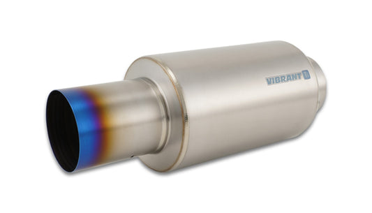 Vibrant Performance 17566 Titanium Universal Mufflers with Exhaust Tip