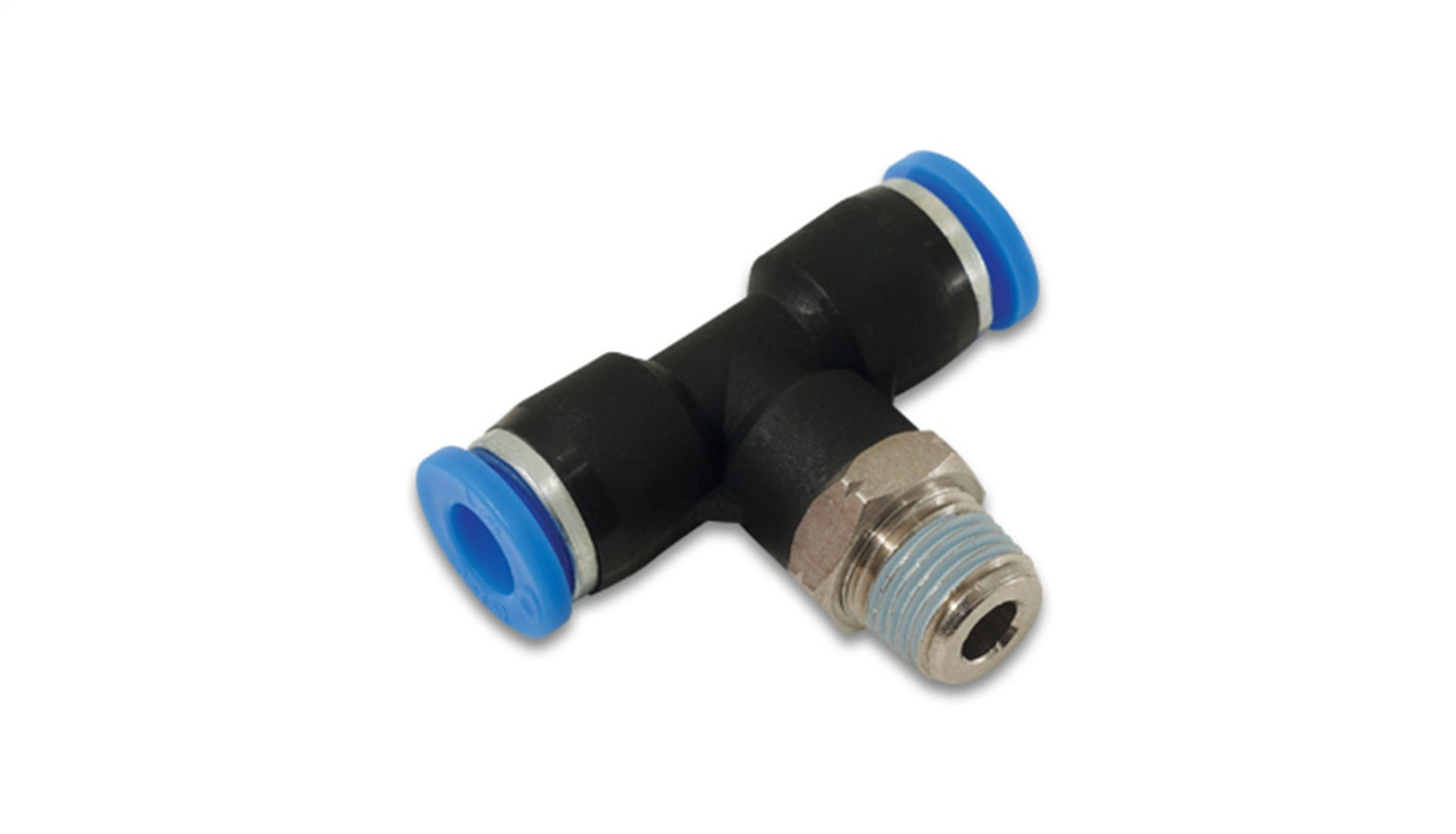 Vibrant Performance 22630 Male Tee Fitting Tube O.D. Size 5/32 in.; Thread Size 1/8 in. NPT