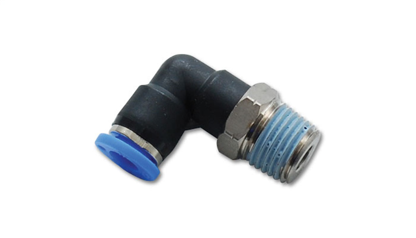 Vibrant Performance 22640 Male Elbow One-Touch Fitting 3/8 in. O.D. Tubing; 3/8 in. NPT Thread