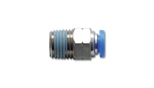 Vibrant Performance 22666 Male Flare Straight Hose End Fitting for 1/4 in. O.D. Tubing; 1/16 in. NPT Thread