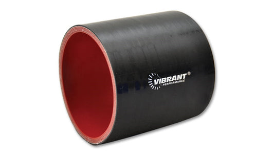 Vibrant Performance Straight Hose Coupler, 2.25" I.D. x 3.00" long - Black